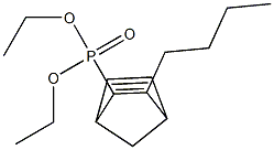 diethyl (3-butylbicyclo[2.2.1]hepta-2,5-dien-2-yl)phosphonate Structural
