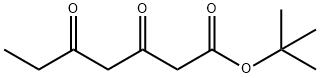 tert-butyl 3,5-dioxoheptanoate Structural