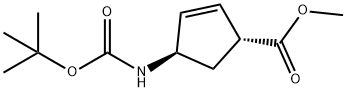 Trans-(1R,4R)-4-Boc-aMino-2-Cyclopentene-1-carboxylic acid Methyl ester