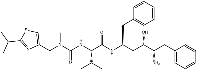 DESTHIAZOLYLMETHYLOXYCARBONYL RITONAVIR Structural