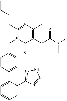 2-(1-((2'-(1H-tetrazol-5-yl)-[1,1'-biphenyl]-4-yl)Methyl)-2-butyl-4-Methyl-6-oxo-1,6-dihydropyriMidin-5-yl) -N,N-diMethylacetaMide