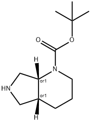 (4aS,7aS)-tert-butyl octahydropyrrolo[3,4-b]pyridine-1-carboxylate Structural