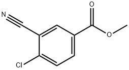 Methyl 4-chloro-3-cyanobenzoate Structural