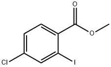 4-Chloro-2-iodo-benzoic acid Methyl ester Structural