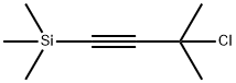 Silane, (3-chloro-3-Methyl-1-butyn-1-yl)triMethyl- Structural