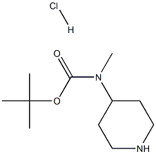 tert-Butyl Methyl(piperidin-4-yl)carbaMate hydrochloride Structural