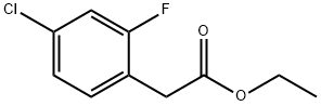 Ethyl 4-chloro-2-fluorophenylacetate Structural