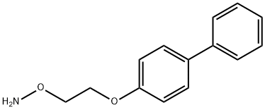 O-(2-(biphenyl-4-yloxy)ethyl)hydroxylaMine Structural