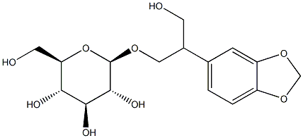 Junipediol B 8-O-glucoside Structural