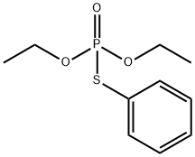 O,O-diethyl S-phenyl phosphorothioate Structural