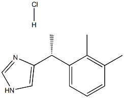 4-[(1R)-1-(2,3-Dimethylphenyl)ethyl]-1H-imidazole monohydrochloride Structural