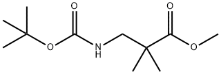 Methyl 3-((tert-butoxycarbonyl)aMino)-2,2-diMethylpropanoate Structural