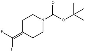 tert-butyl 4-(difluoroMethylene)piperidine-1-carboxylate Structural