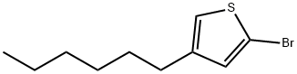 2-BroMo-4-hexylthiophene Structural