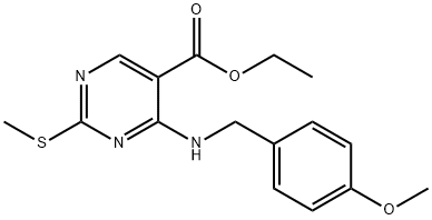 4-(4-MethoxybenzylaMino)-5-ethoxycarbonyl-2-MethylthiopyriMidine