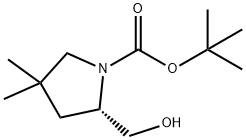 1-Pyrrolidinecarboxylic acid, 2-(hydroxyMethyl)-4,4-diMethyl-, 1,1-diMethylethyl ester, (2S)-