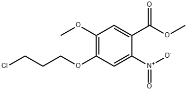 Methyl 4-(3-chloropropoxy)-5-Methoxy-2-nitrobenzoate Structural Picture
