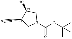 trans-1-Boc-3-cyano-4-hydroxypyrrolidine