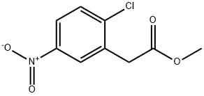 Methyl 2-(2-chloro-5-nitrophenyl)acetate Structural