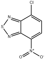 4-Chloro-7-nitro-2,1,3-benzothiadiazole Structural