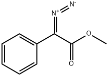a-Diazo-benzeneacetic acid Methyl ester Structural