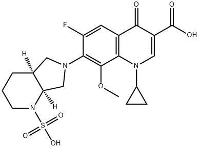 Moxifloxacin N-sulfate Structural