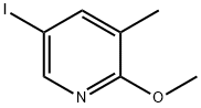 5-Iodo-2-Methoxy-3-Methylpyridine Structural