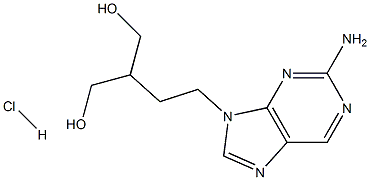 Famciclovir Related Compound A (20 mg) (2-[2-(2-Amino-9H-purin-9-yl)ethyl]propane-1,3-diol hydrochloride) Structural