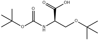 Boc-D-Ser(tBu)-OH Structural