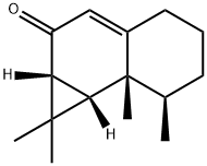 (1aR)-1,1aβ,4,5,6,7,7a,7bβ-Octahydro-1,1,7β,7aβ-tetramethyl-2H-cyclopropa[a]naphthalen-2-one Structural