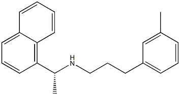 (R)-N-(1-(naphthalen-1-yl)ethyl)-3-(M-tolyl)propan-1-aMine Structural