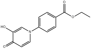Ethyl 4-(3-hydroxy-4-oxopyridin-1(4H)-yl)benzoate Structural