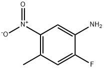 2-Fluoro-4-methyl-5-nitroaniline Structural