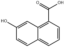 1-Naphthalenecarboxylic acid, 7-hydroxy- Structural