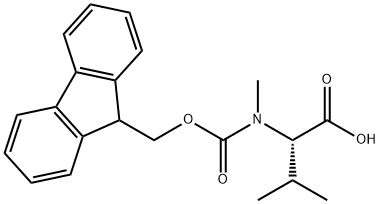 FMoc-N-Methyl-DL-valine Structural