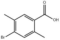 4-Bromo-2,5-dimethylbenzoic acid Structural