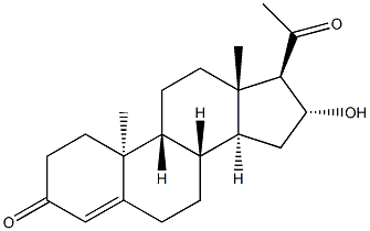 Pregn-4-ene-3,20-dione,16-hydroxy-, (9b,10a,16a)- (9CI) Structural