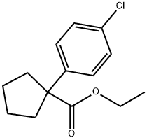 ethyl1-(4-chlorophenyl)cyclopentanecarboxylate Structural