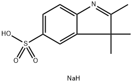 sodiuM 2,3,3-triMethyl-3H-indole-5-sulfonate Structural