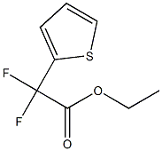 ethyl 2,2-difluoro-2-(thiophen-2-yl)acetate Structural