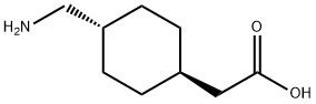 Trans-(4-AMinoMethylcyclohexyl)acetic acid Structural