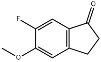 6-Fluoro-5-Methoxy-2,3-dihydro-1h-inden-1-one Structural