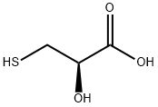 L-3-Mercaptolactic acid Structural