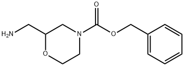 4-Cbz-2-(aMinoMethyl)Morpholine Structural