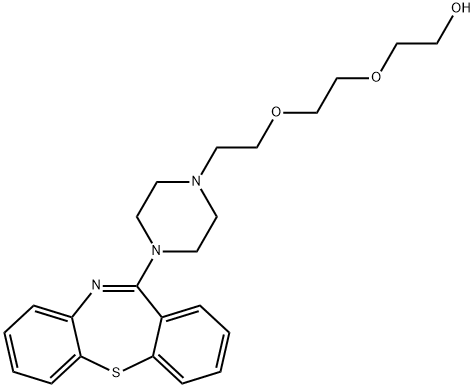 2-(2-(2-(4-(Dibenzo[b,f][1,4]thiazepin-11-yl)piperazin-1-yl)ethoxy)ethoxy)ethanol dihydrochloride Structural