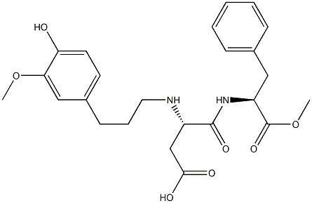 L-Phenylalanine, N-[3-(4-hydroxy-3-Methoxyphenypropyl]-L-a-aspartyl-, 2-Methyl ester Suppliersl) Structural