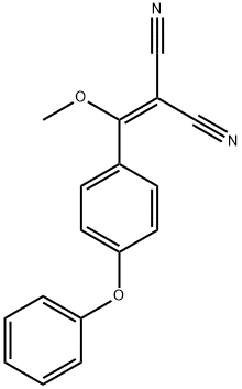 Propanedinitrile, 2-[Methoxy(4-phenoxyphenyl)Methylene]- Structural