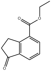 Ethyl 1-oxo-2,3-dihydro-1H-indene-4-carboxylate Structural