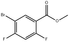 5-BroMo-2,4-difluoro-benzoic acid Methyl ester Structural