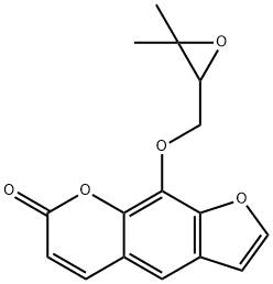 9-[(3,3-Dimethyl-2-oxiranyl)methoxy]-7H-furo[3,2-g][1]benzopyran-7-one Structural